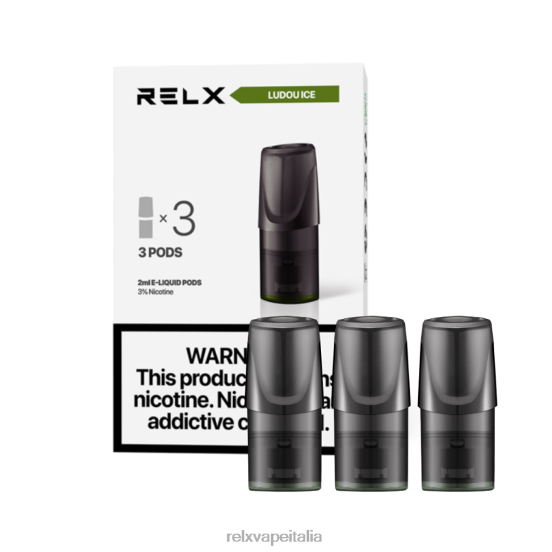 RELX Classic baccelli ludou fagiolo verde ghiaccio 266J4128 RELX Pods Italy