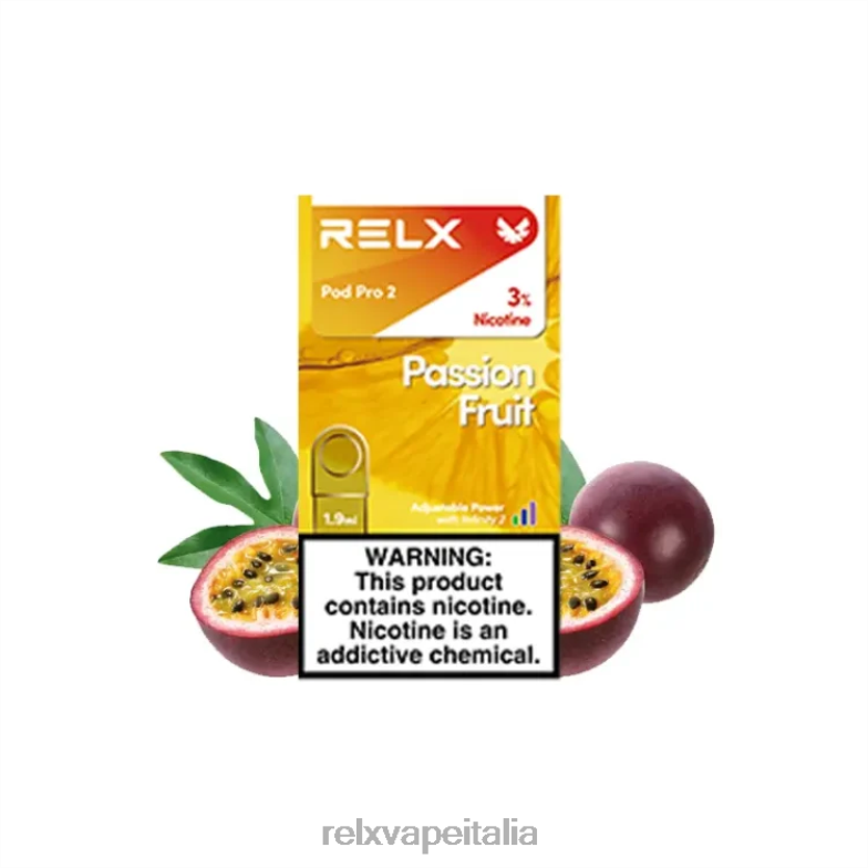 RELX pod pro 2 - 3 cialde frutto della passione 266J492 RELX Italia