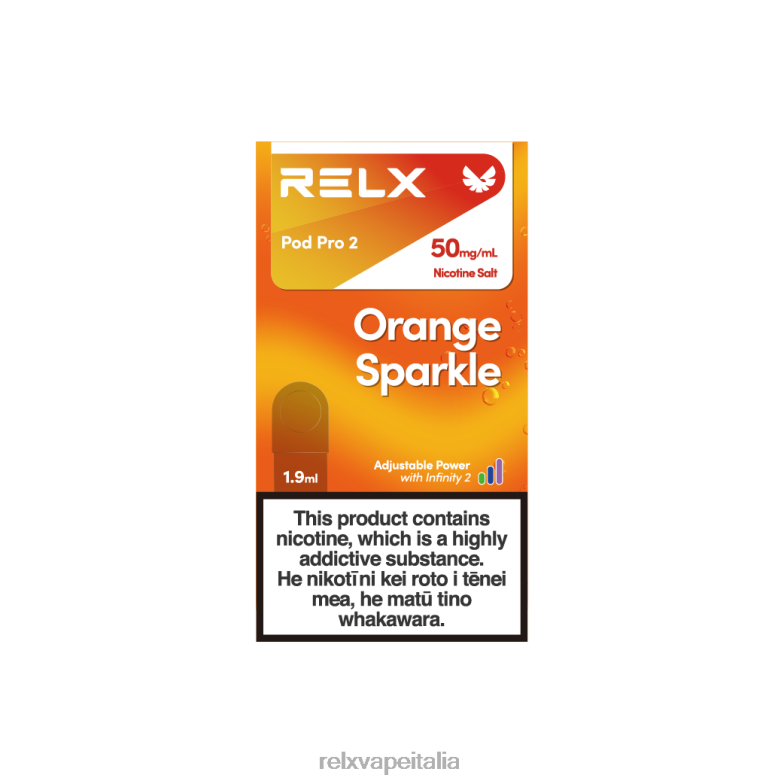 RELX pod pro 2 - 3 cialde scintilla arancione 266J499 RELX Gusti
