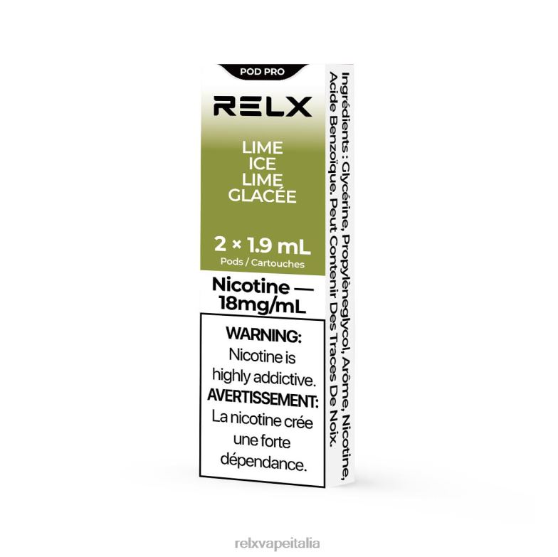 RELX pod pro - 2 cialde ghiaccio al lime 266J424 RELX Sigaretta Elettronica Milano
