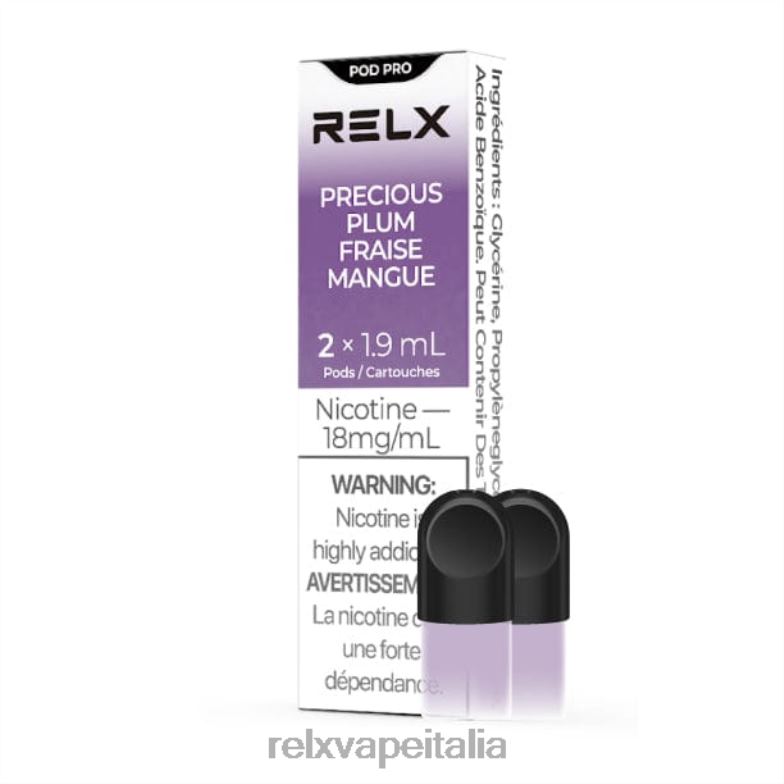 RELX pod pro - 2 cialde prugna preziosa 266J44 RELX Sigaretta Elettronica Milano