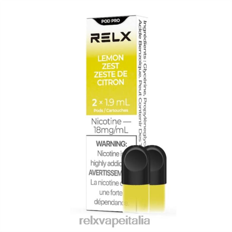 RELX pod pro - 2 cialde scorza di limone 266J419 RELX Sigaretta Elettronica Recensioni
