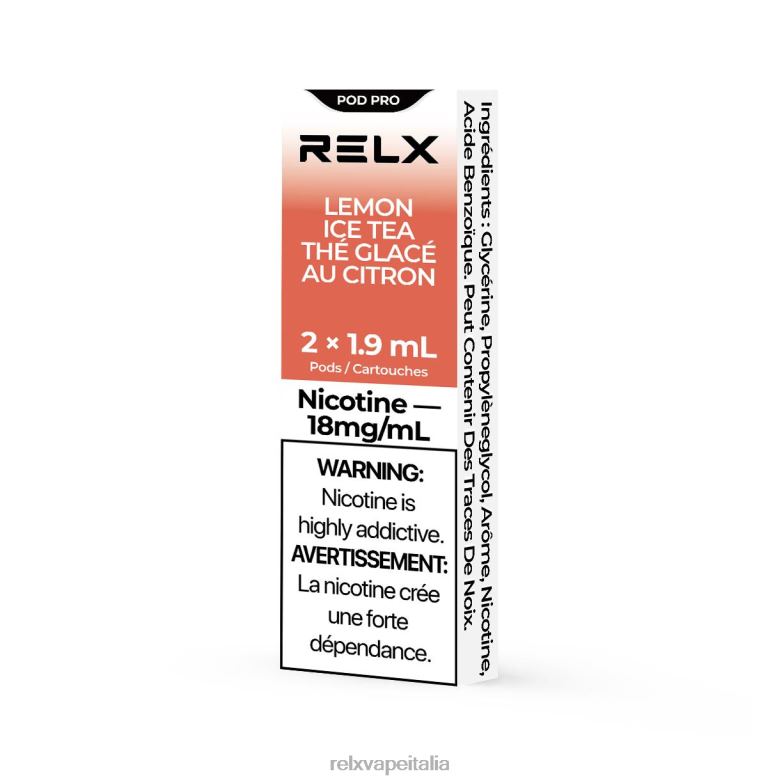 RELX pod pro - 2 cialde tè freddo al limone 266J412 RELX Vape Italia