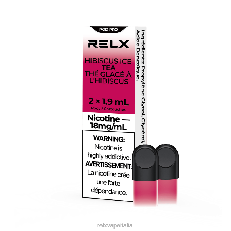 RELX pod pro - 2 cialde tè freddo all'ibisco 266J415 RELX Roma