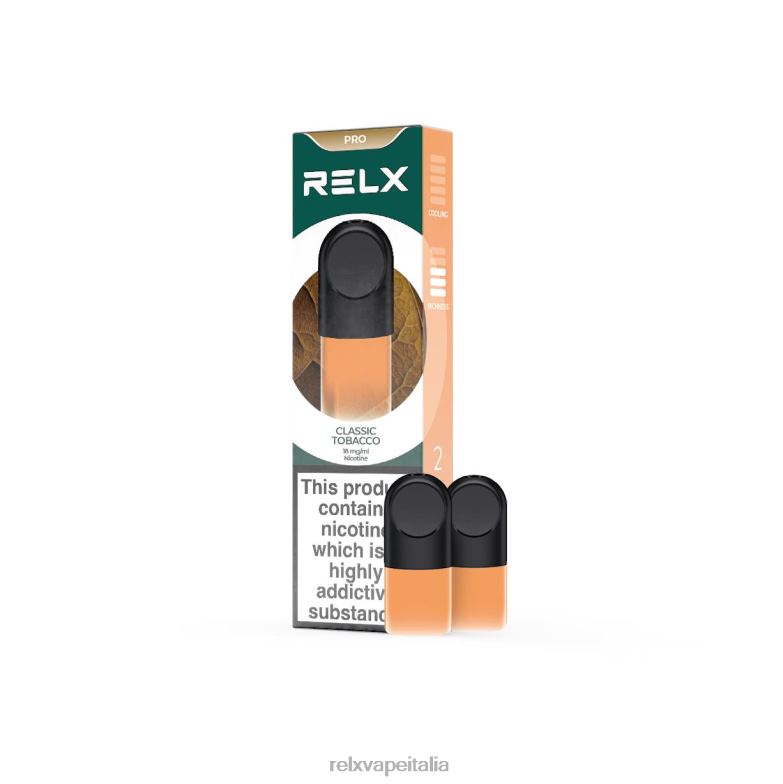 RELX pod pro - 2 cialde tabacco classico 266J422 RELX Vape Italia