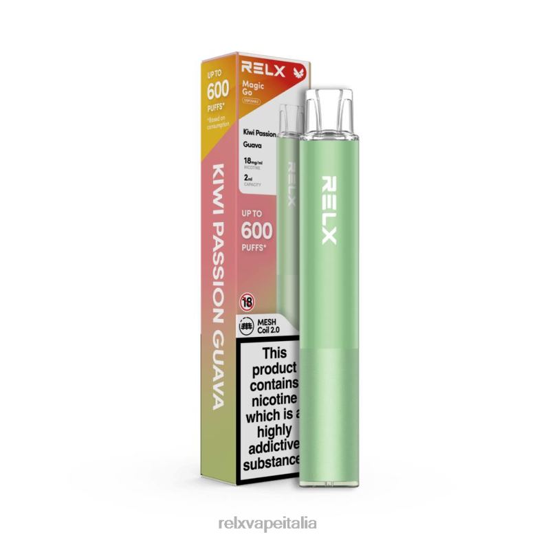 RELX MagicGo ga600 kiwi passione guava 266J448 RELX Pods Italy