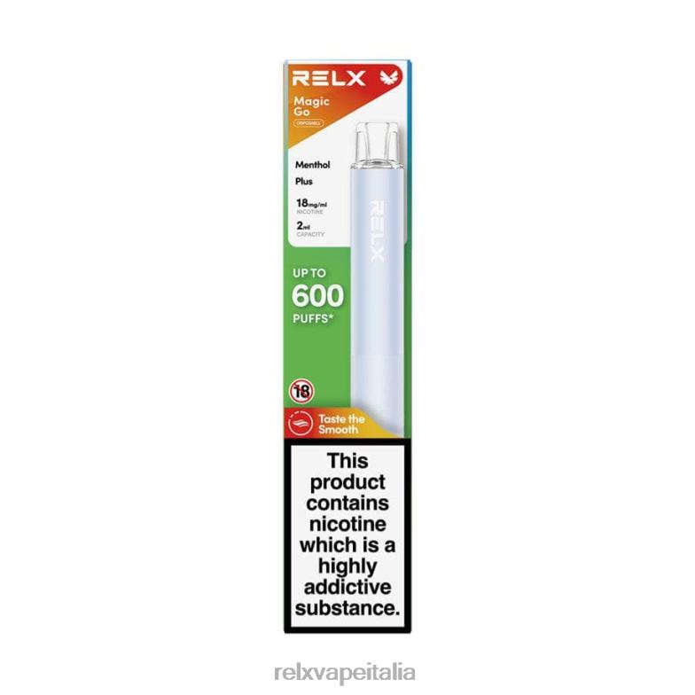RELX MagicGo ga600 mentolo più 266J441 RELX Gusti Nuovi