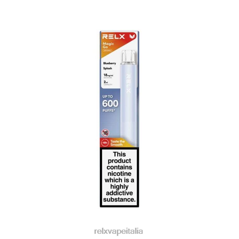 RELX MagicGo ga600 spruzzata di mirtilli 266J443 RELX Vape Italia