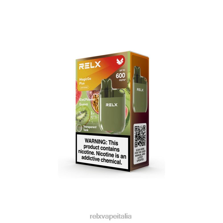 RELX MagicGo più sa600 kiwi passione guava 266J454 RELX Milano