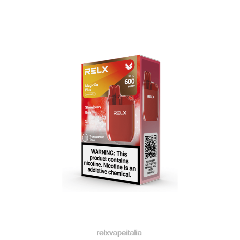RELX MagicGo più sa600 scoppio di fragole 266J452 RELX Italia