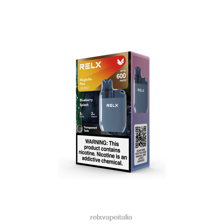 RELX MagicGo più sa600 spruzzata di mirtilli 266J453 RELX Vape Italia