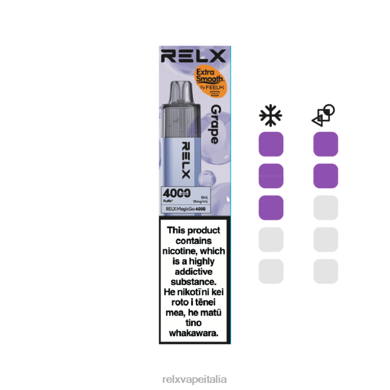 Relx Store Roma - RELX MagicGo 4000 vaporizzatori usa e getta uva 40JX06