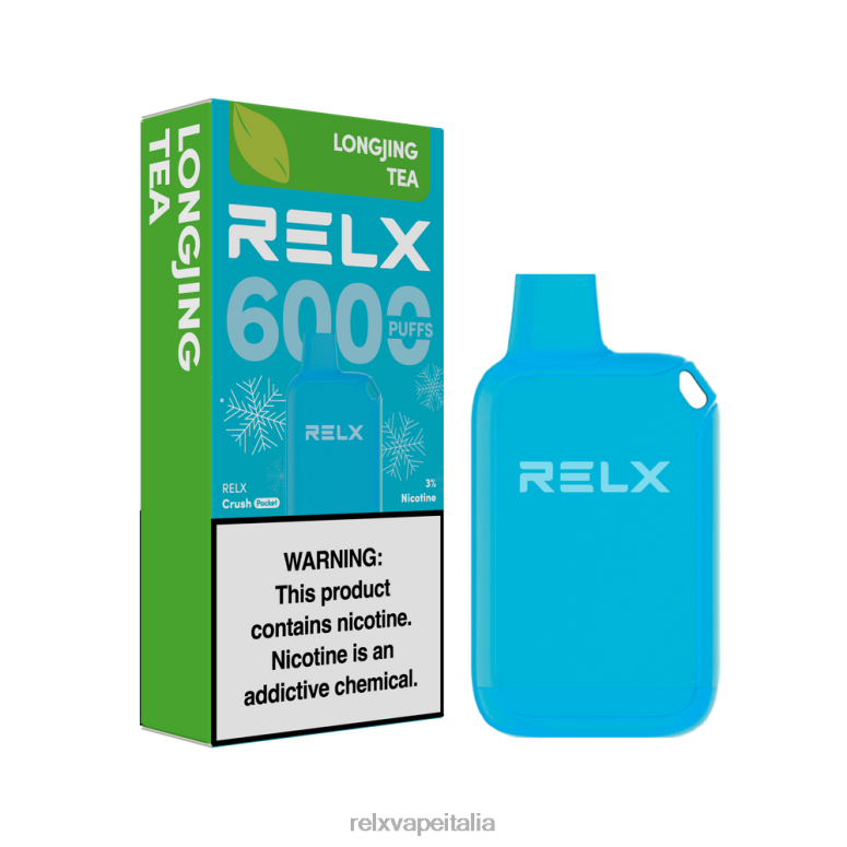 Relx Sigaretta Elettronica Recensioni - RELX Crush Pocket 6000 ghiacciato tè longjing 40JX09