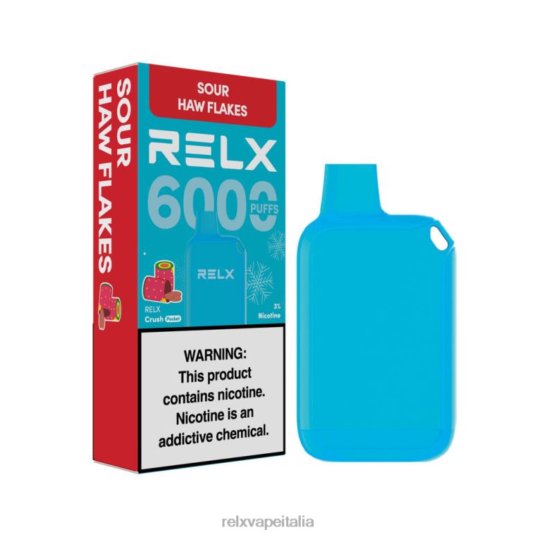 Relx Store Roma - RELX Crush Pocket 6000 ghiacciato fiocchi di biancospino acido 40JX016